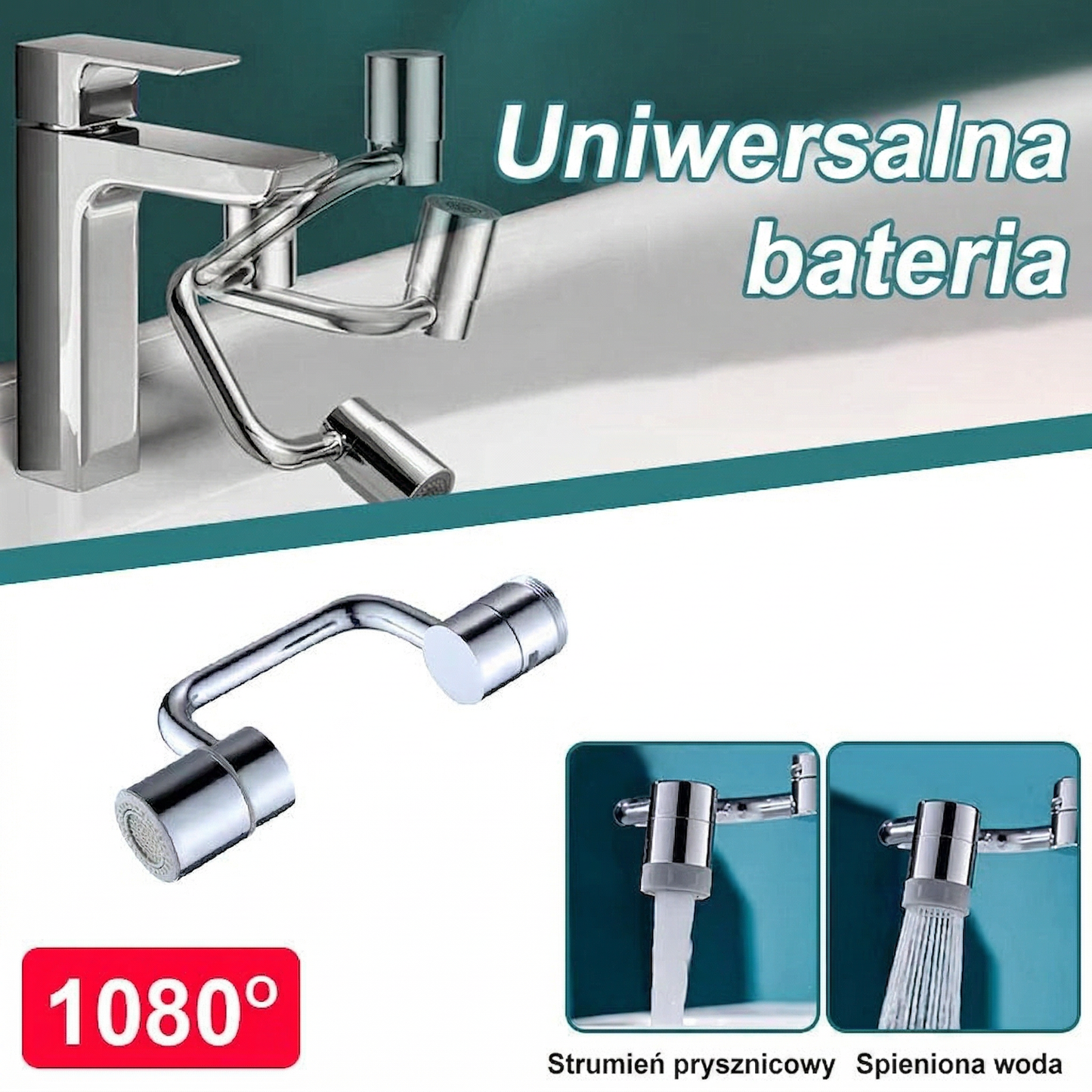 👍Ostatni dzień promocji – 49% zniżki👍👍Obrotowa bateria kuchenna z ramieniem robotycznym 1080° (Model uniwersalny)--👩‍👩‍👧‍👧Kierunek oraz natężenie przepływu wody można swobodnie regulować