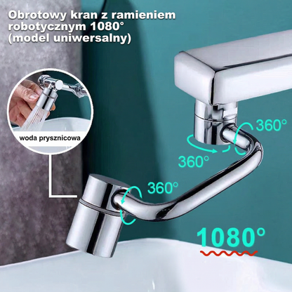 👍Ostatni dzień promocji – 49% zniżki👍👍Obrotowa bateria kuchenna z ramieniem robotycznym 1080° (Model uniwersalny)--👩‍👩‍👧‍👧Kierunek oraz natężenie przepływu wody można swobodnie regulować
