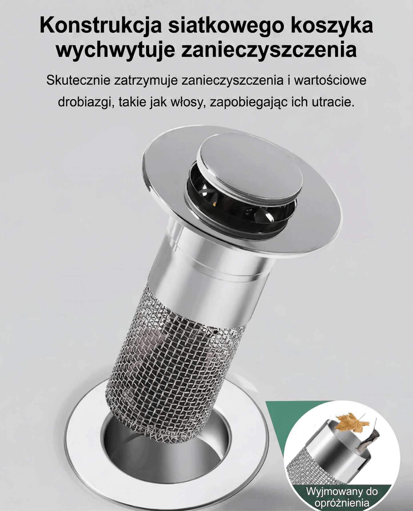 👑Ostatni dzień promocji – 49% taniej👑Otwierany sitko do odpływu zlewu – 🛀Usuwa nieprzyjemne zapachy i zapobiega zatkaniu