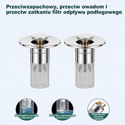 👑Ostatni dzień promocji – 49% taniej👑Otwierany sitko do odpływu zlewu – 🛀Usuwa nieprzyjemne zapachy i zapobiega zatkaniu