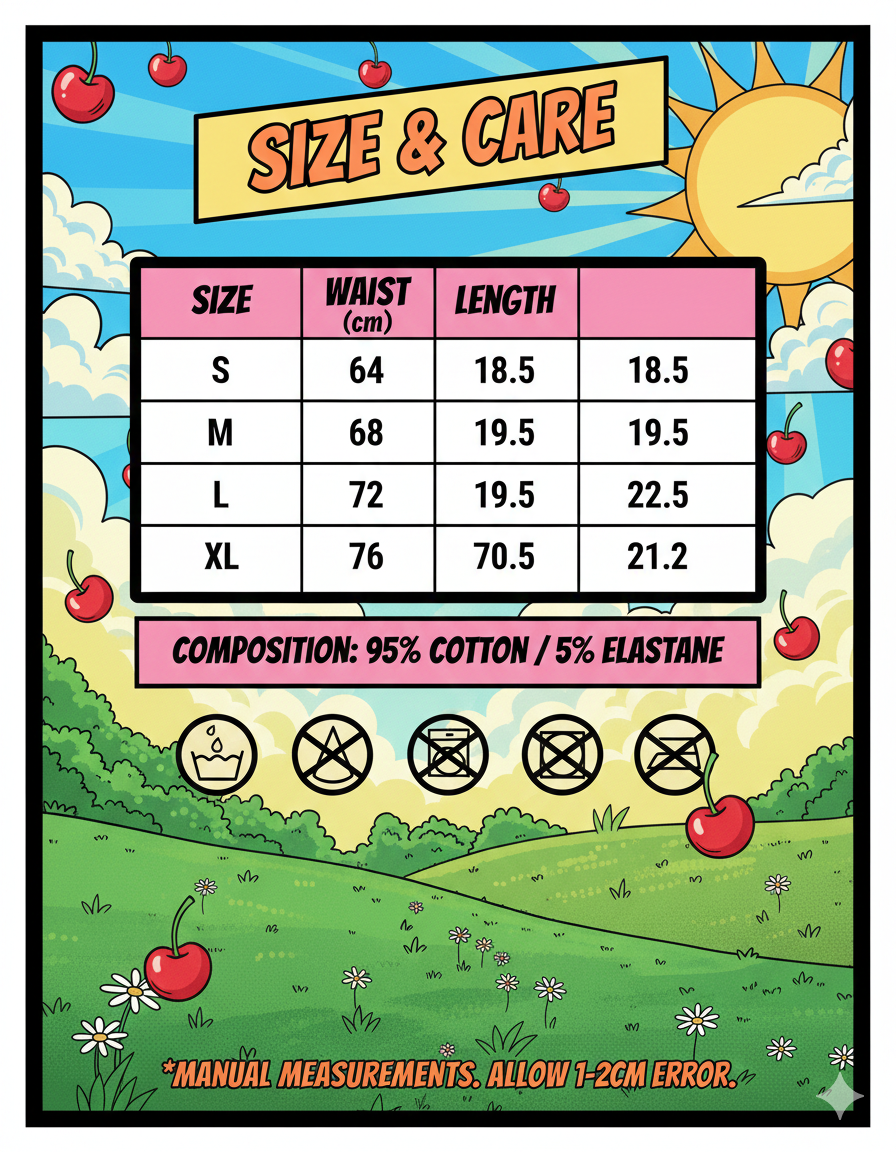 Breathable Cotton Fruit Pattern Ladies' Boxers (4-Pack): Sweet Cherry Print Casual Home Underwear - Soft & Stretchable Sleep Shorts for Women
