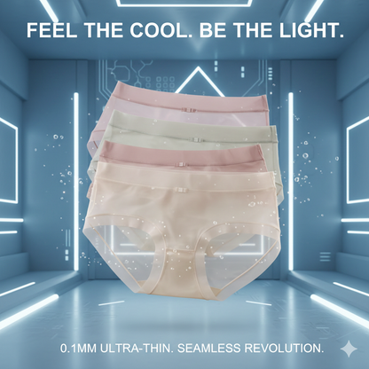 Ice Silk Magic. 3-Pack Seamless Perfection. Stay Cool, Stay Invisible. Ultra-Thin, Quick-Dry, and Effortlessly Sexy. Your New Favorite Underwear.