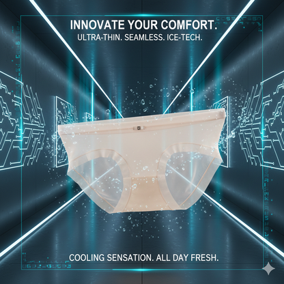 Ice Silk Magic. 3-Pack Seamless Perfection. Stay Cool, Stay Invisible. Ultra-Thin, Quick-Dry, and Effortlessly Sexy. Your New Favorite Underwear.