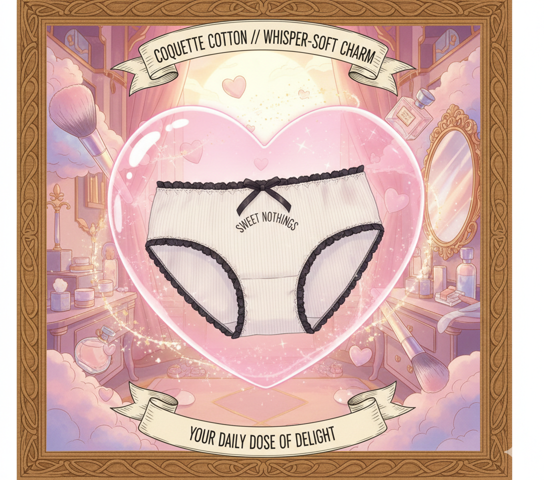 Sweetness in Every Layer. 5-Pack Pastel Bow Briefs. 100% Breathable Cotton. Soft, Cute, and Everyday Ready. Shop the Sweet Collection.