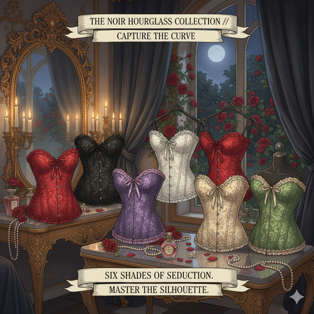 Vintage Gothic Lace-Up Bustier: Elegant Boned Corset Top for Women - Retro Slimming Waist Trainer - Victorian Style Sexy Body Shaper