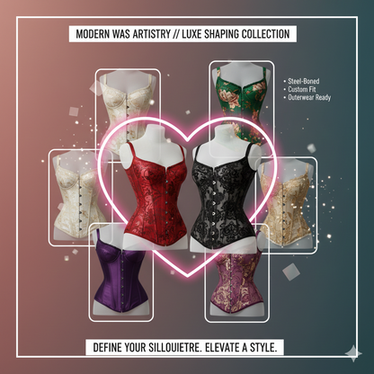 Vintage Gothic Lace-Up Bustier: Elegant Boned Corset Top for Women - Retro Slimming Waist Trainer - Victorian Style Sexy Body Shaper